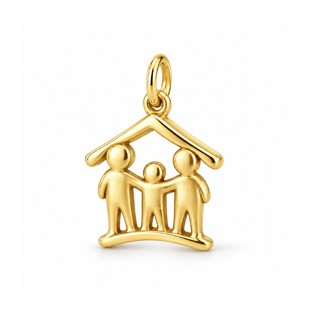 Under One Roof Charm — Gold | charm-topics-remaining-444-2026-09-14 | topic-290