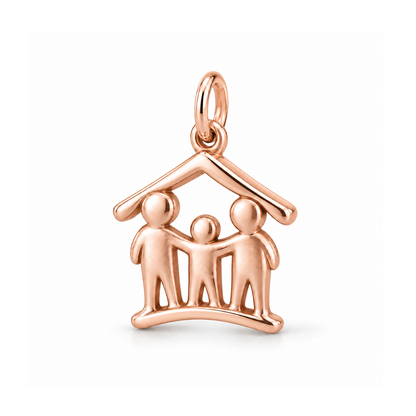 Under One Roof Charm — Rose Gold | charm-topics-remaining-444-2026-09-14 | topic-290