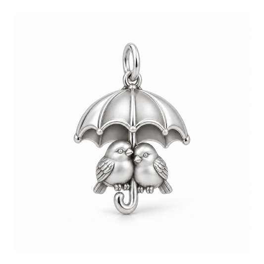 Under One Umbrella Charm — Silver | charm-topics-remaining-444-2026-09-14 | topic-377