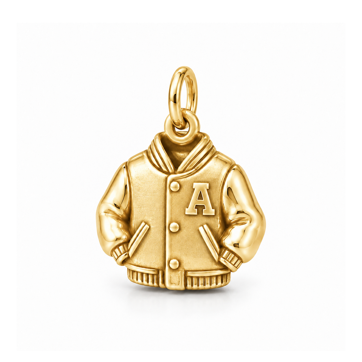 Varsity Jacket Charm — Gold | charm-topics-remaining-444-2026-09-14 | topic-412