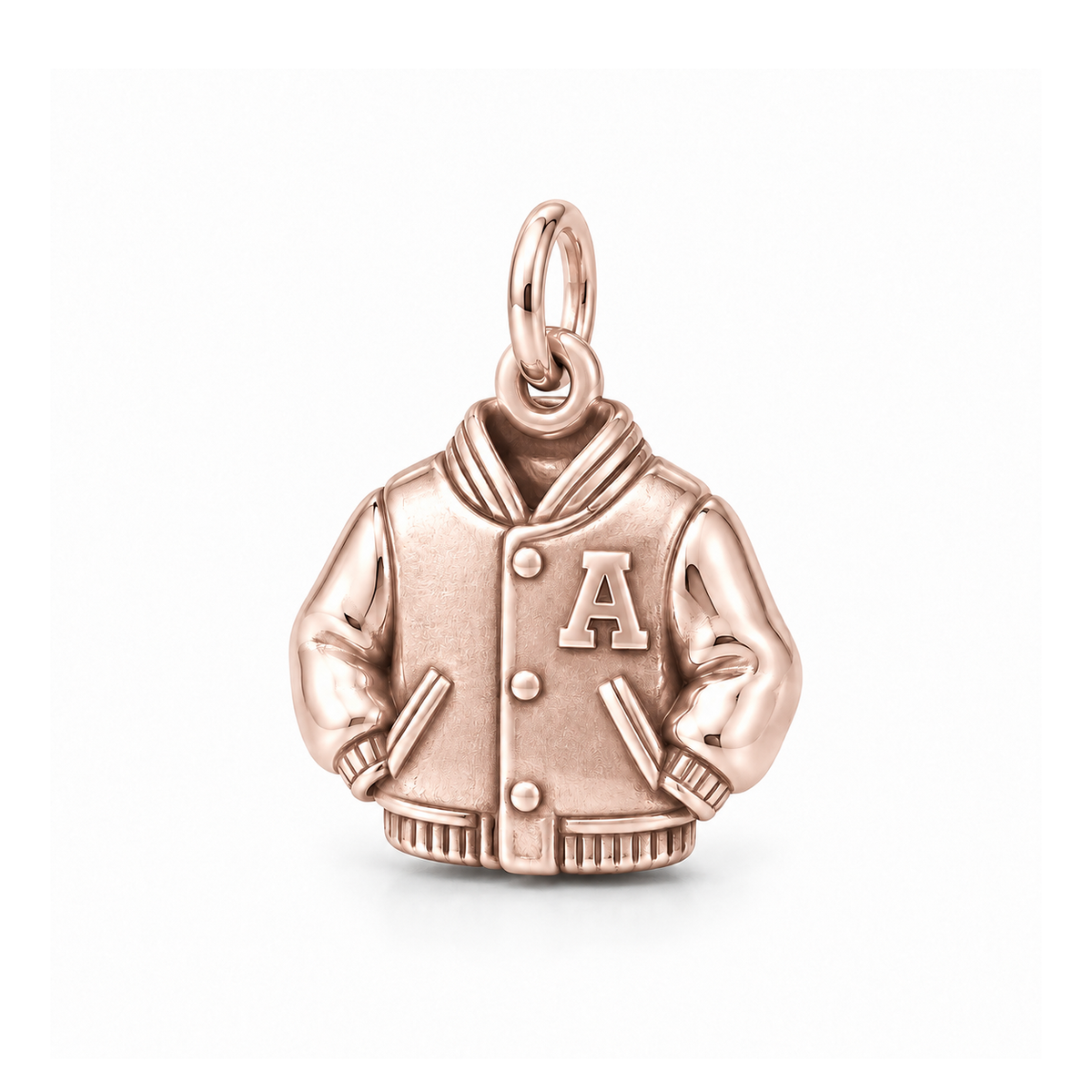 Varsity Jacket Charm — Rose Gold | charm-topics-remaining-444-2026-09-14 | topic-412