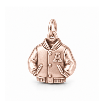 Varsity Jacket Charm — Rose Gold | charm-topics-remaining-444-2026-09-14 | topic-412