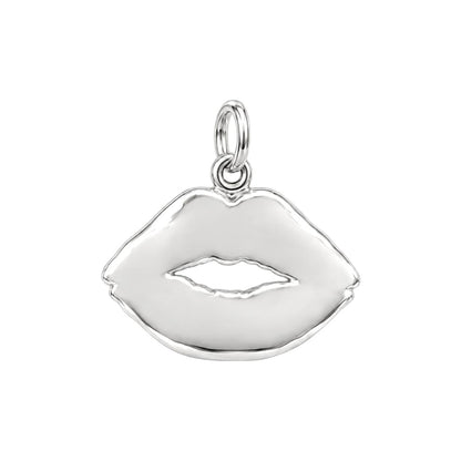 Velvet Kiss Charm Bracelet – Personalized Couple Gift – back of the charm, engraving area