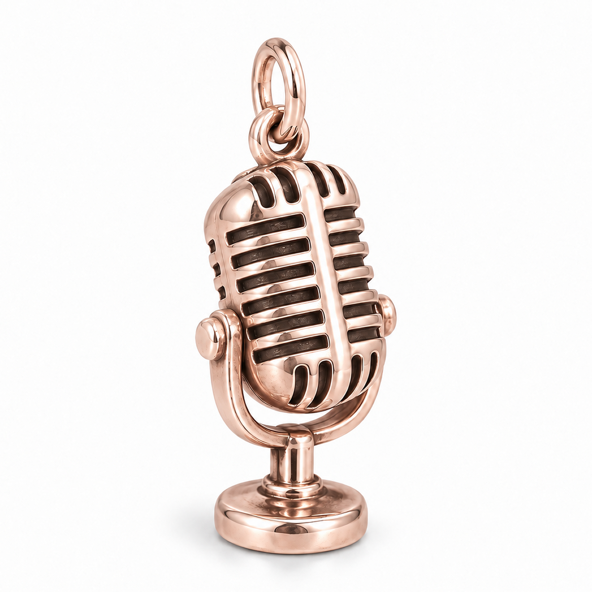 Vintage Microphone Charm — Rose Gold | charm-topics-remaining-444-2026-09-14 | topic-003