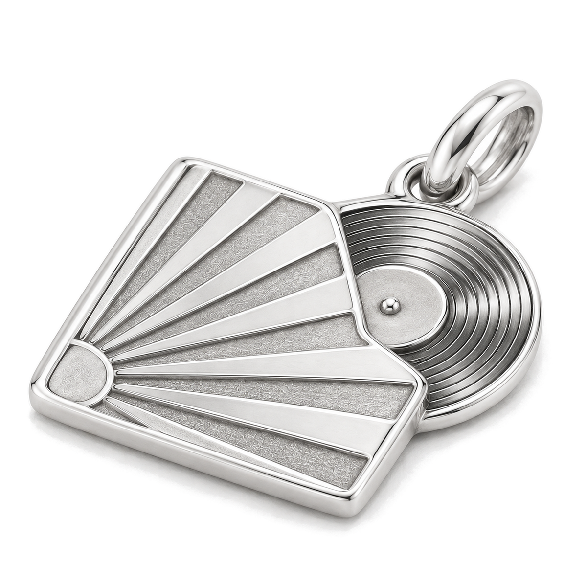 Vinyl Memories Charm — Silver Super Macro | charm-topics-remaining-444-2026-09-14 | topic-177