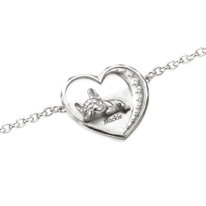 Soulyshine Starry Slumber – Personalized Pet Heart Bracelet