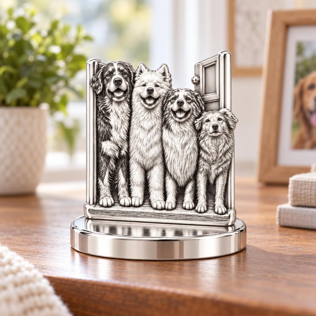Waiting at the Door Keepsake Plaque – worn / in use