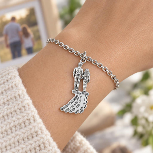Walk With Me Charm Bracelet Set – worn / in use