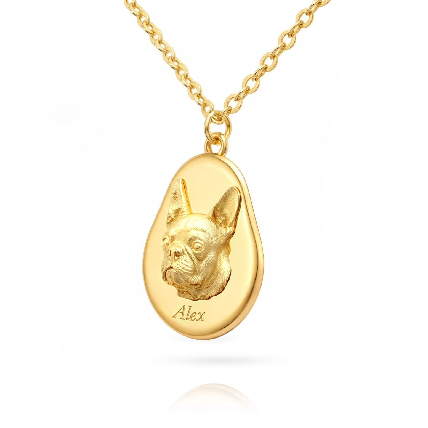 Soulyshine Precious Paw -  Upload Pet Portrait Photo Necklace