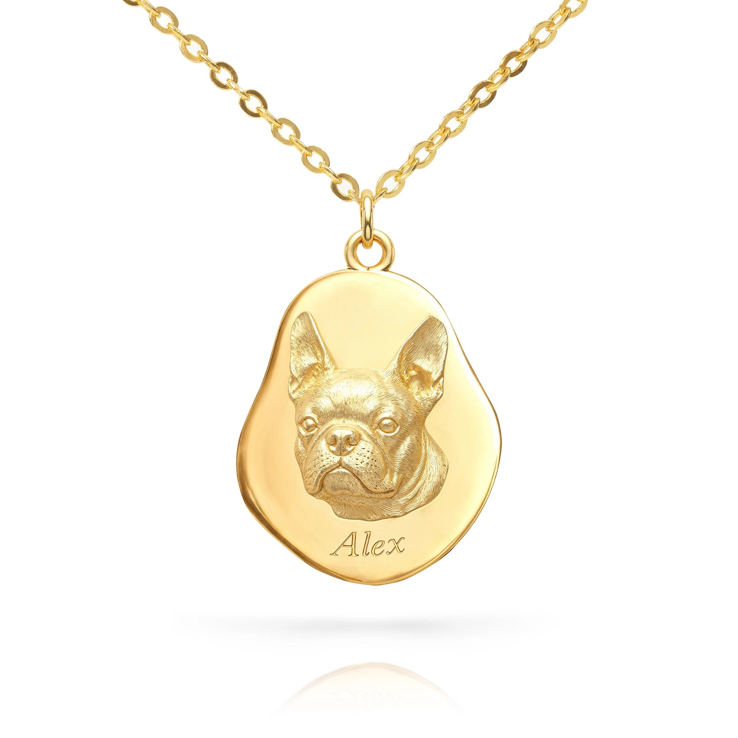 Soulyshine Precious Paw -  Upload Pet Portrait Photo Necklace