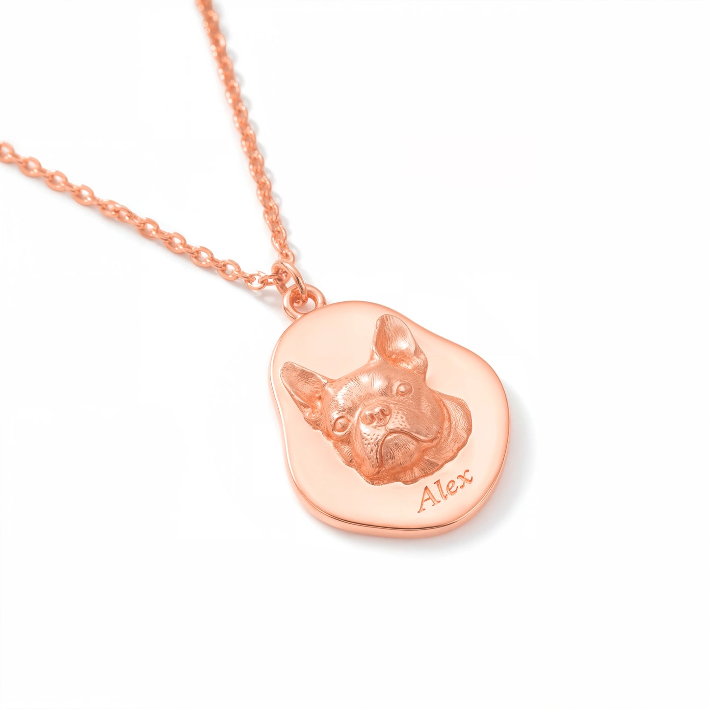 Soulyshine Precious Paw -  Upload Pet Portrait Photo Necklace