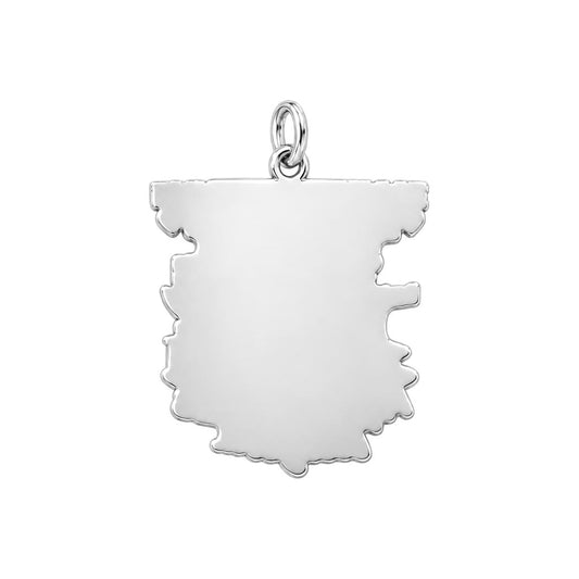 Weatherman Inches Charm Bracelet – Personalized Couple Gift – back of the charm, engraving area