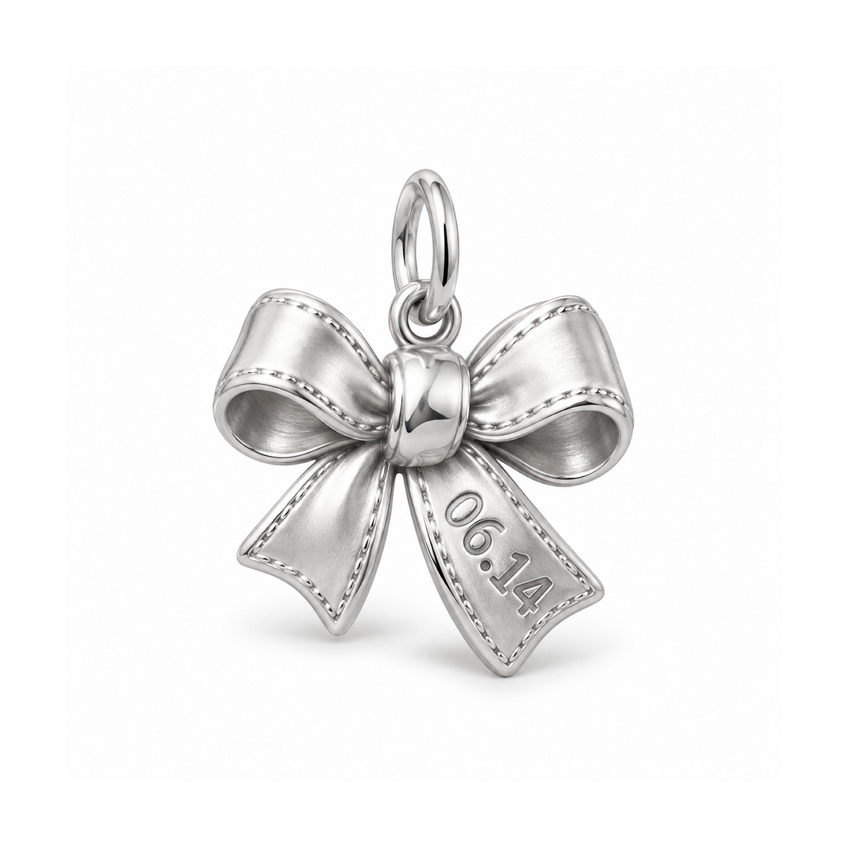 Wedding Bow Charm — Silver | charm-topics-remaining-444-2026-09-14 | topic-065