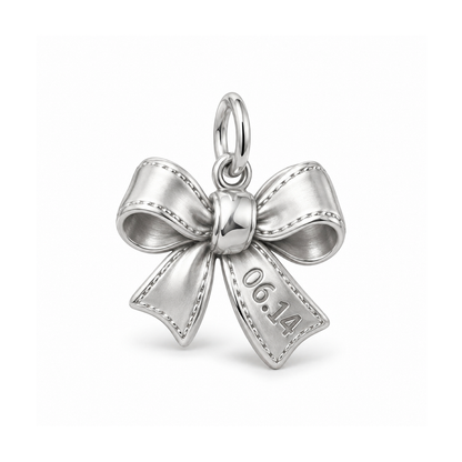Wedding Bow Charm — Silver | charm-topics-remaining-444-2026-09-14 | topic-065