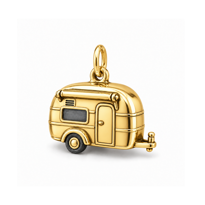 Weekend Camper Charm — Gold | charm-topics-remaining-444-2026-09-14 | topic-322