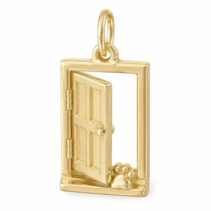 Always Family - Welcome Home Charm - Gold