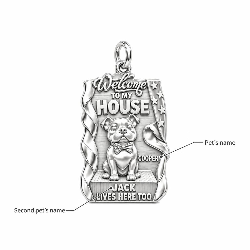 Welcome To My House Charm Bracelet – Personalized Dog Mom Gift – personalization guide