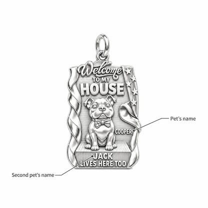 Welcome To My House Charm Bracelet – Personalized Dog Mom Gift – personalization guide
