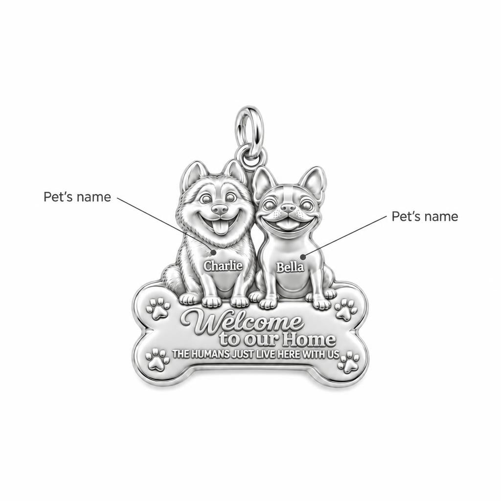 Welcome to Our Home Charm Bracelet – Personalized Dog Mom Gift – personalization guide