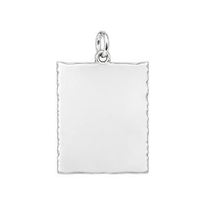 Welcome To Our Patio Charm Bracelet – Personalized Couple Gift – back of the charm, engraving area