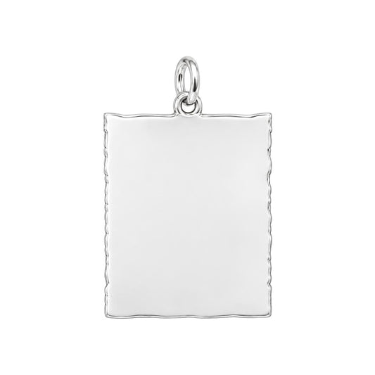 Welcome To Our Patio Charm Bracelet – Personalized Couple Gift – back of the charm, engraving area