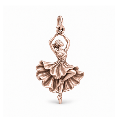 Whirling Ballerina Charm — Rose Gold | charm-topics-remaining-444-2026-09-14 | topic-240