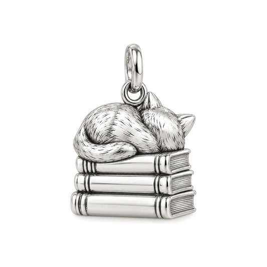Whiskers and Chapters Charm and Polyester Cord Bracelet Set