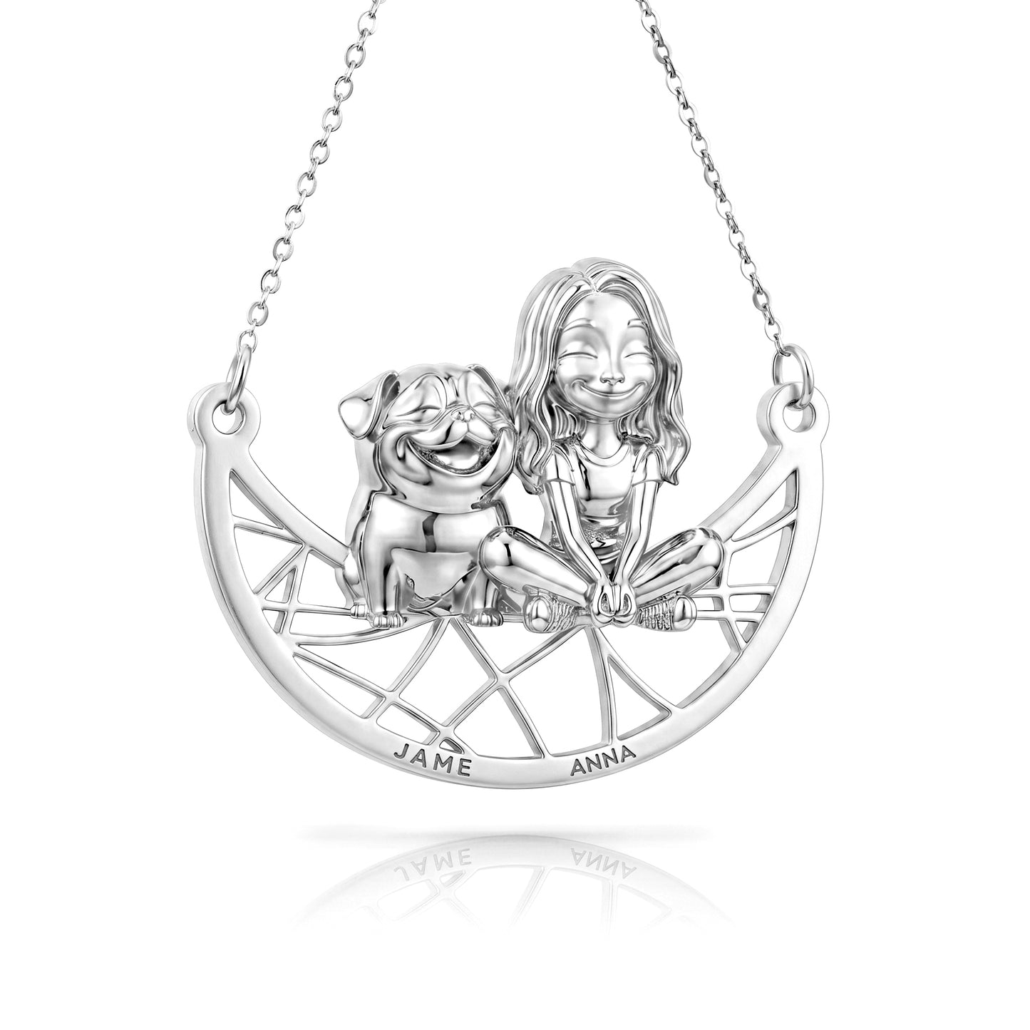 Soulyshine Pug Signature - Personalized Companion Handcrafted Necklace