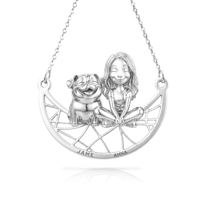 Soulyshine Pug Signature - Personalized Companion Handcrafted Necklace