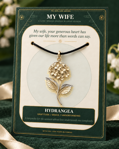 My Wife, I Would Choose You in Every Lifetime and Every Season — Flower Charm Bracelet Set
