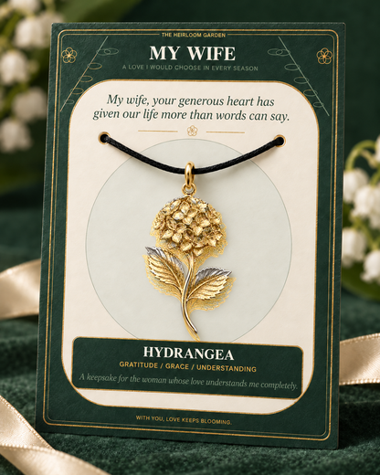 My Wife, I Would Choose You in Every Lifetime and Every Season — Flower Charm Bracelet Set