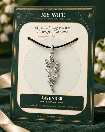 My Wife, I Would Choose You in Every Lifetime and Every Season — Flower Charm Bracelet Set