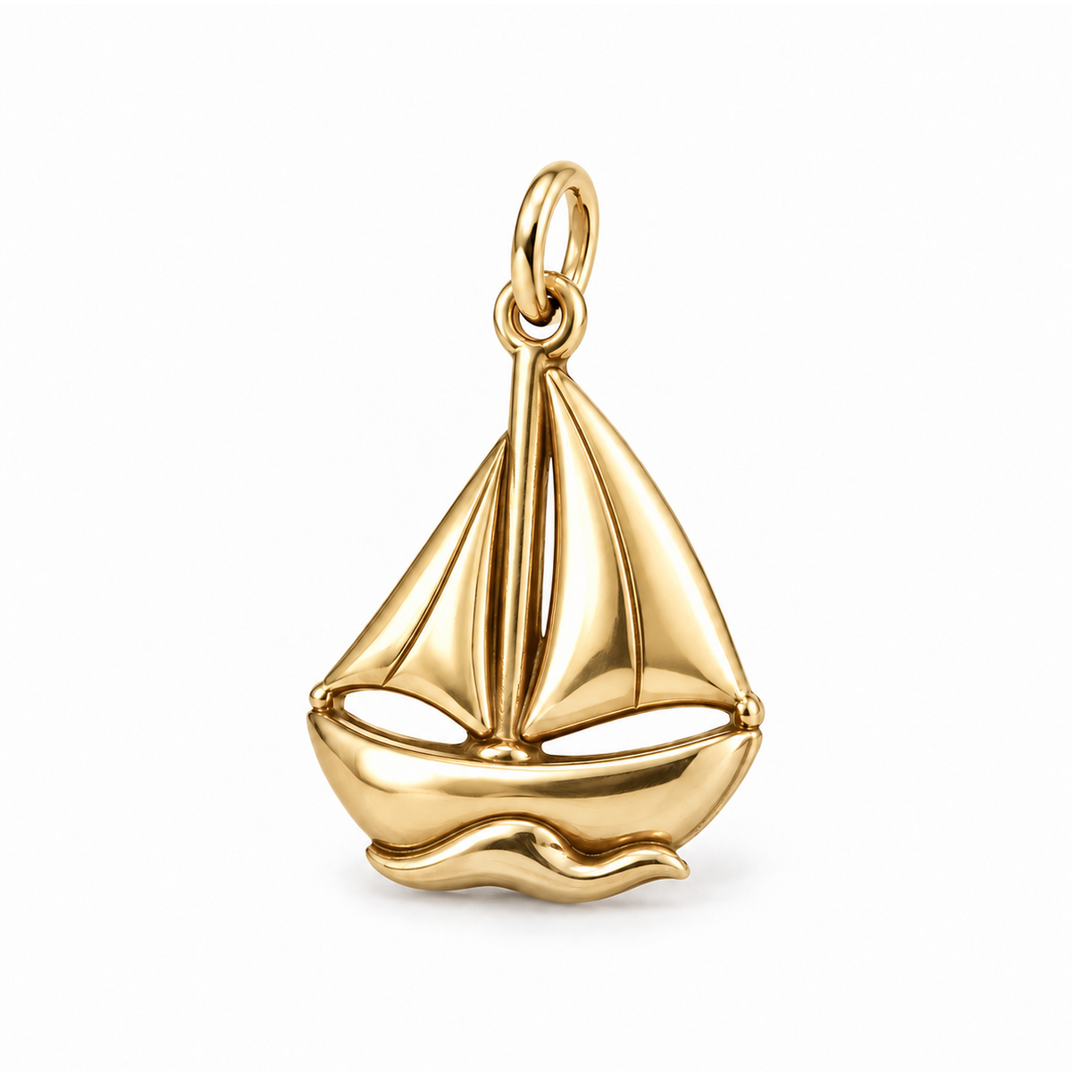 Windward Sailboat Charm — Gold | charm-topics-remaining-444-2026-09-14 | topic-170