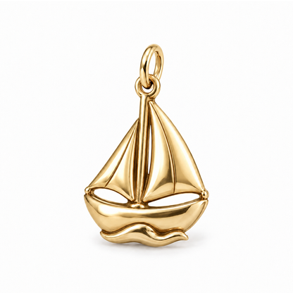 Windward Sailboat Charm — Gold | charm-topics-remaining-444-2026-09-14 | topic-170
