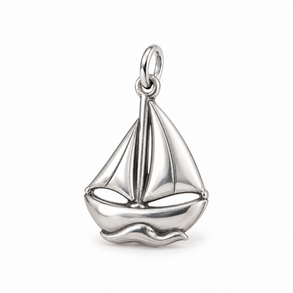 Windward Sailboat Charm — Silver | charm-topics-remaining-444-2026-09-14 | topic-170