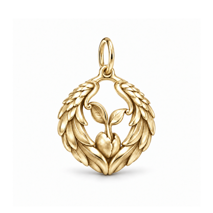 Wings of Hope Charm — Gold | charm-topics-remaining-444-2026-09-14 | topic-012