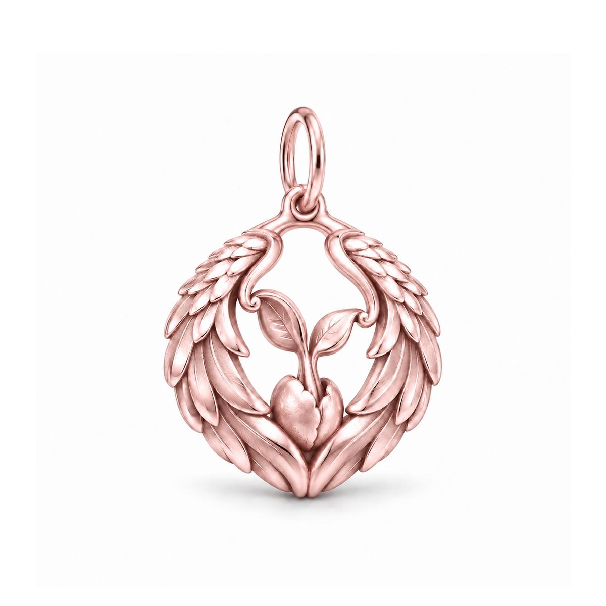Wings of Hope Charm — Rose Gold | charm-topics-remaining-444-2026-09-14 | topic-012