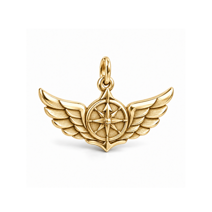 Wings of Service Charm — Gold | charm-topics-remaining-444-2026-09-14 | topic-313