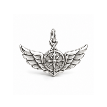 Wings of Service Charm — Silver | charm-topics-remaining-444-2026-09-14 | topic-313