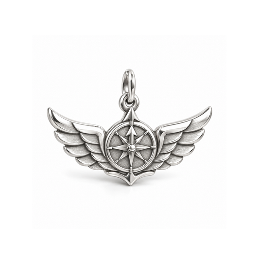 Wings of Service Charm — Silver | charm-topics-remaining-444-2026-09-14 | topic-313