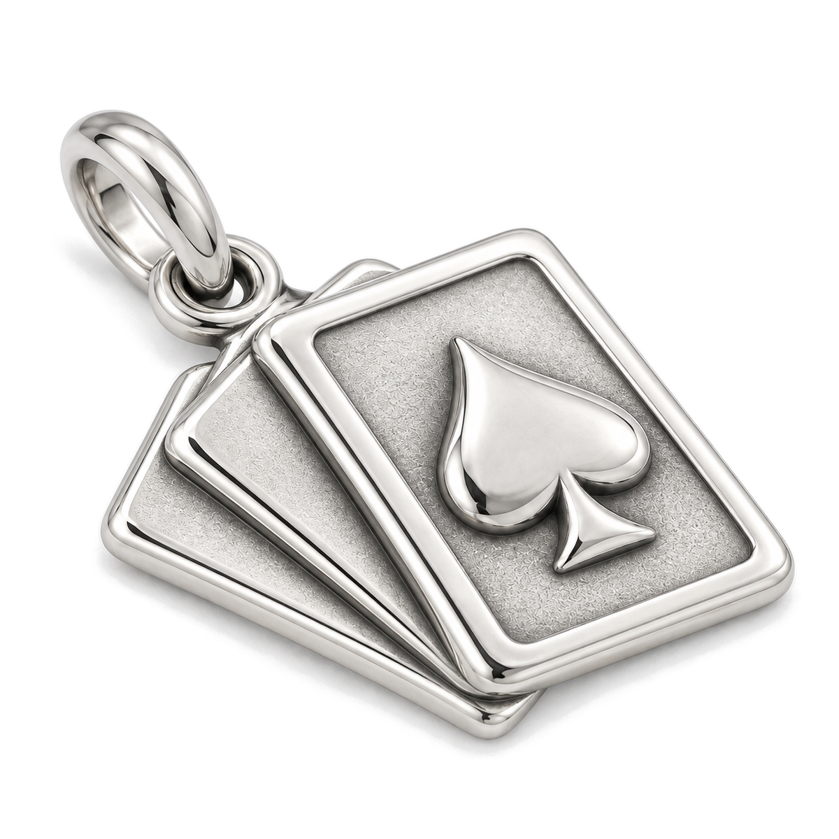 Winning Hand Cards Charm — Silver Super Macro | charm-topics-remaining-444-2026-09-14 | topic-407