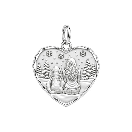 Winter Angel Best Friend Charm and Polyester Cord Bracelet Set