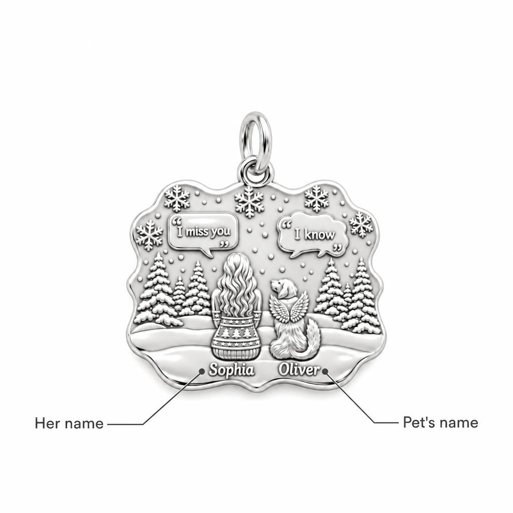 Winter Angel Pet Memorial Charm Bracelet – Personalized Mom Gift – personalization guide