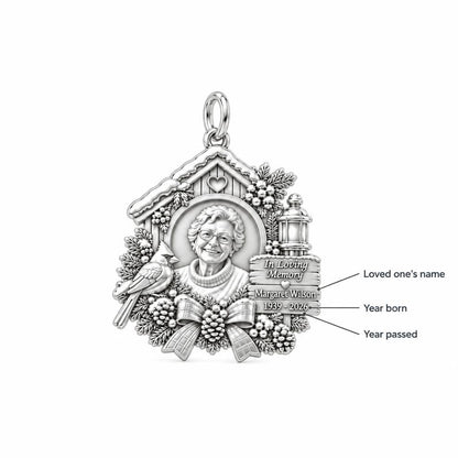 Winter Cardinal Memorial Charm Bracelet – Personalized Remembrance – personalization guide