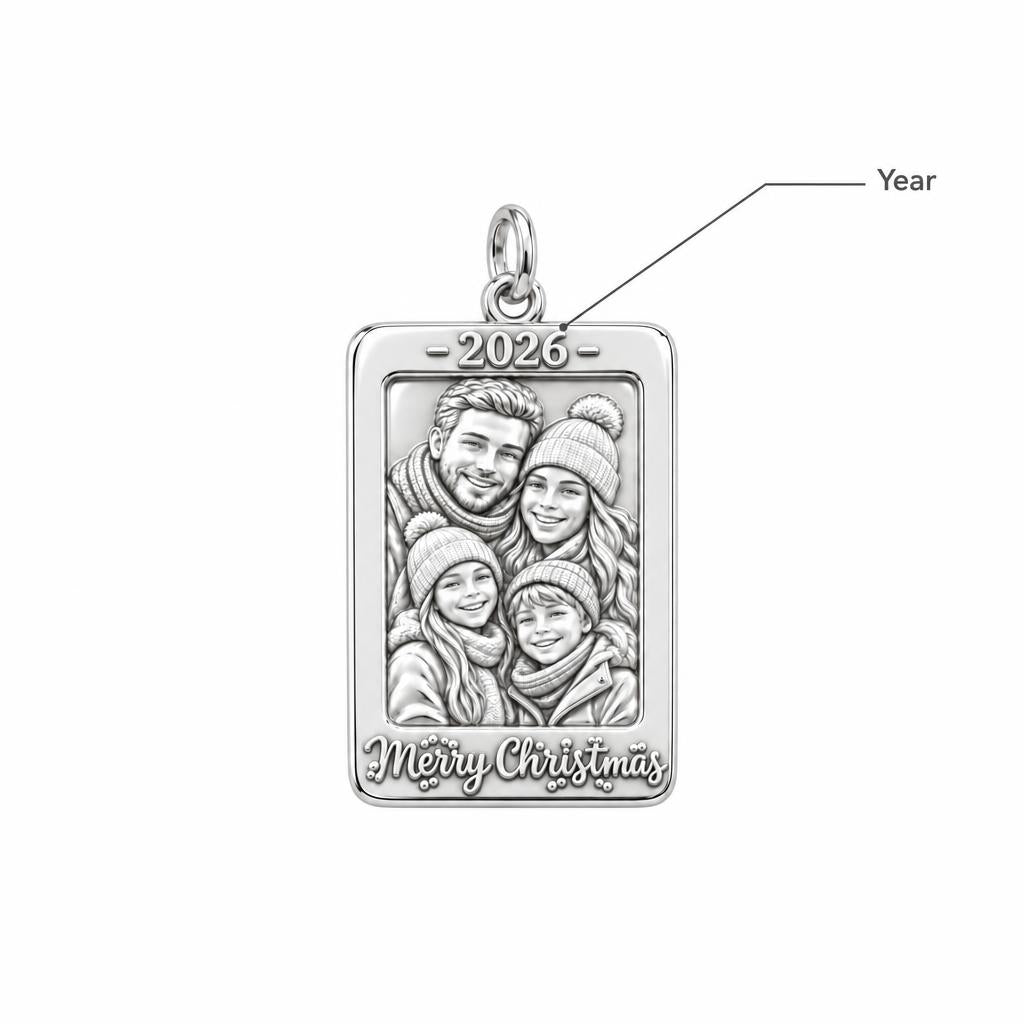 Winter Family Frame Charm Bracelet – Personalized Mom Gift – personalization guide