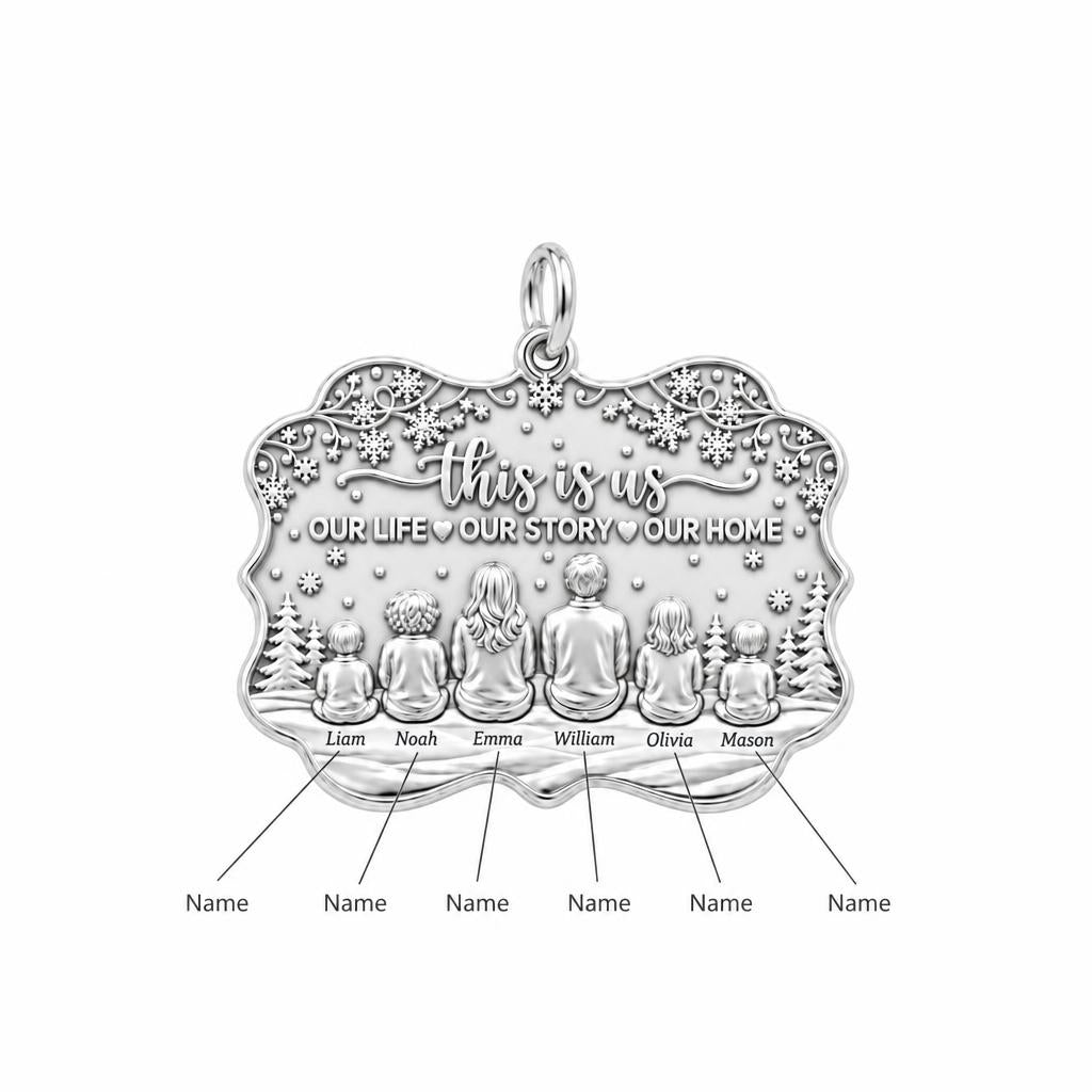 Winter Family Story Charm Bracelet – Personalized Mom Gift – personalization guide