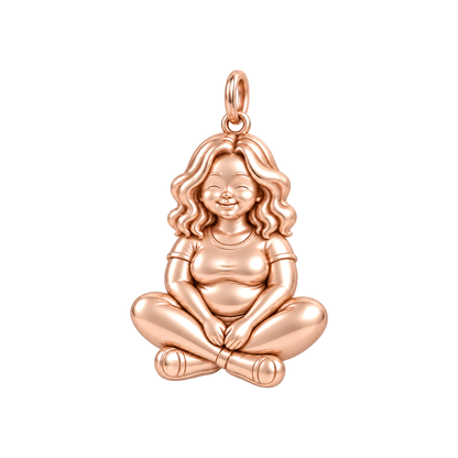 Curvy / Beach Waves / Rose Gold — Woman Charm | woman-charm-2026-09-13