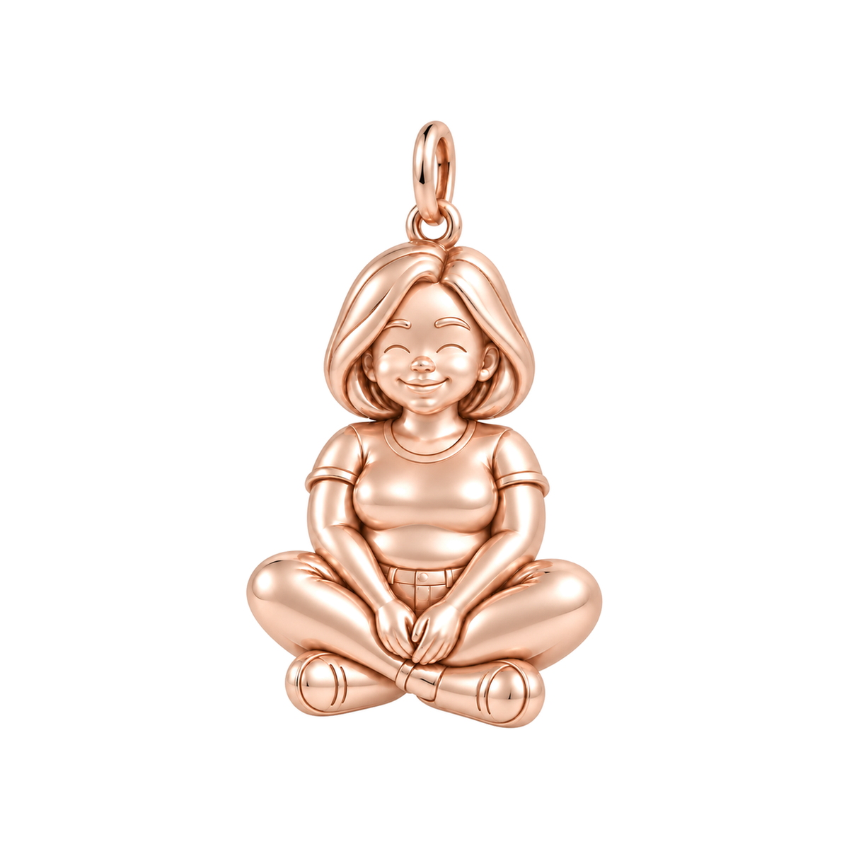 Curvy / Classic Bob / Rose Gold — Woman Charm | woman-charm-2026-09-13