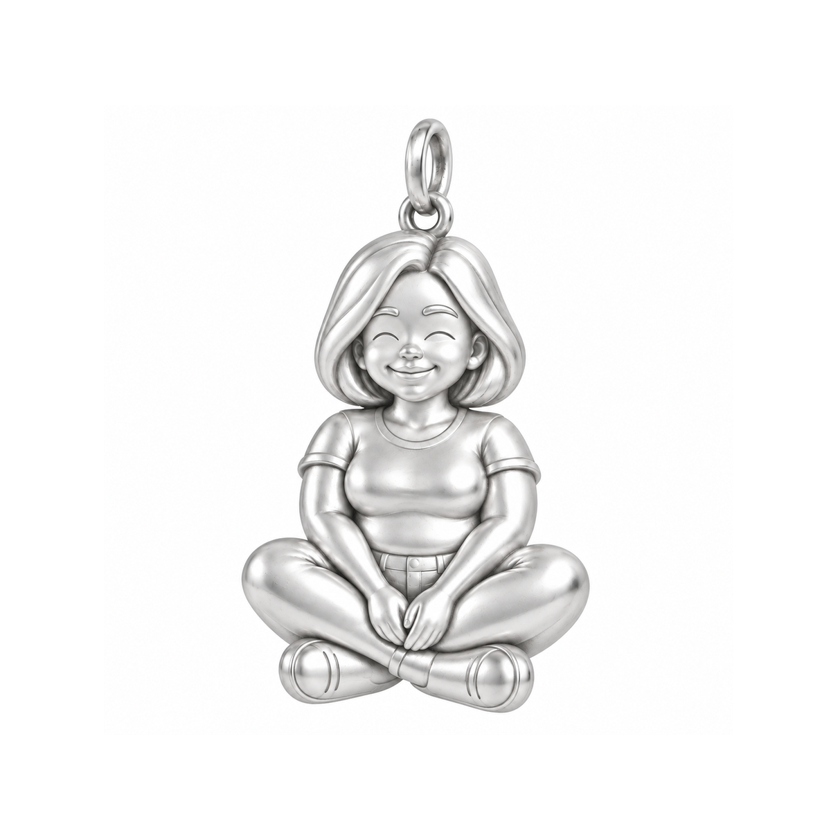 Curvy / Classic Bob / Silver — Woman Charm | woman-charm-2026-09-13