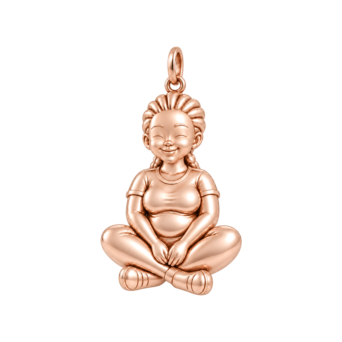 Curvy / Cornrows / Rose Gold — Woman Charm | woman-charm-2026-09-13